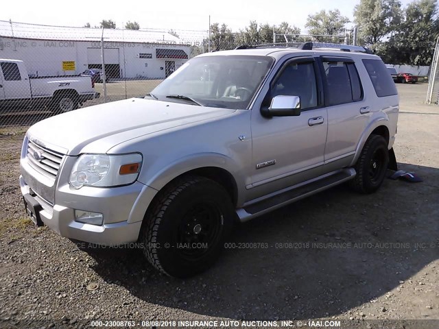 1FMEU75837UB12050 - 2007 FORD EXPLORER LIMITED SILVER photo 2