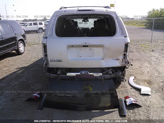 1FMEU75837UB12050 - 2007 FORD EXPLORER LIMITED SILVER photo 6