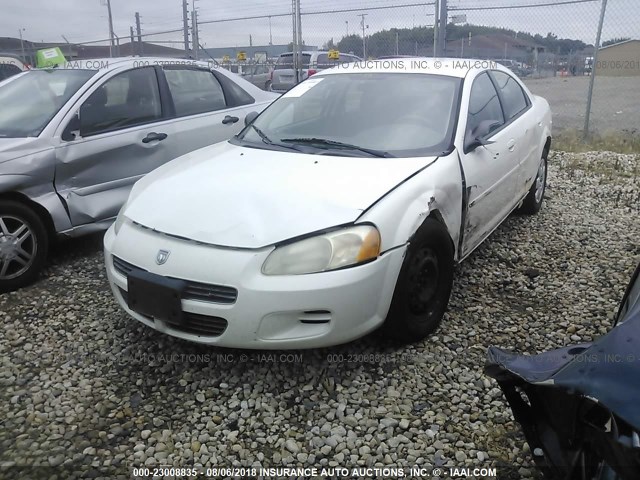 1B3EL46R82N268702 - 2002 DODGE STRATUS SE PLUS WHITE photo 2