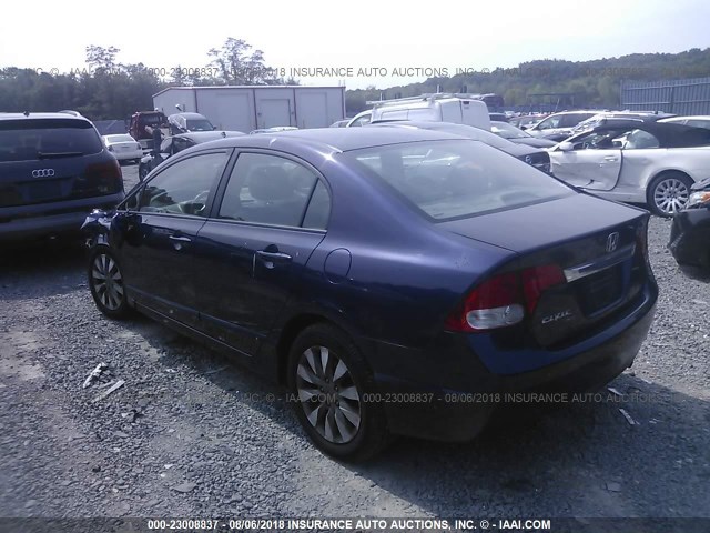 19XFA1F98AE036949 - 2010 HONDA CIVIC EXL 蓝色 照片 3
