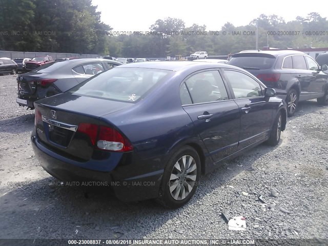 19XFA1F98AE036949 - 2010 HONDA CIVIC EXL 蓝色 照片 4