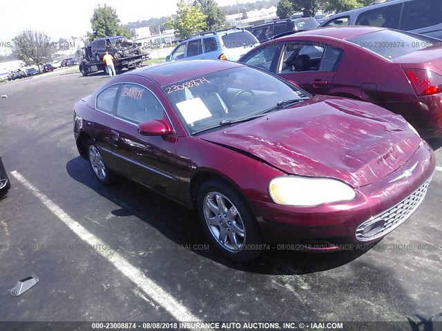 4C3AG52HX2E047061 - 2002 CHRYSLER SEBRING LXI RED photo 1