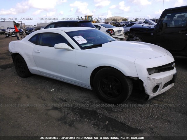 2G1FA1ED9B9166138 - 2011 CHEVROLET CAMARO LS WHITE photo 1