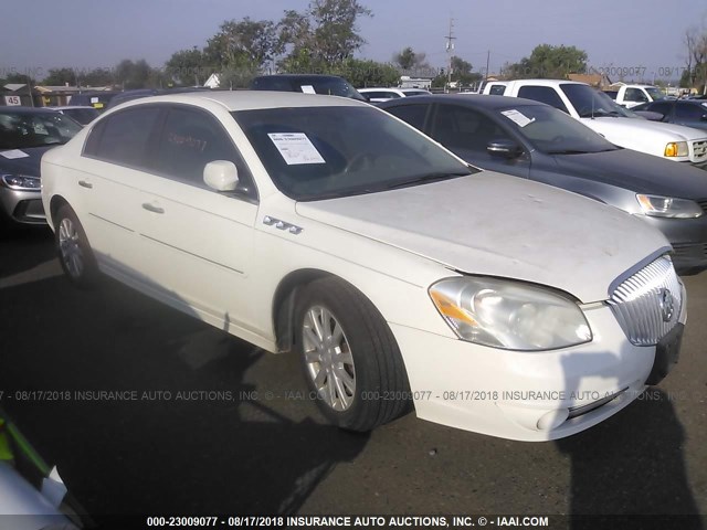 1G4HC5EMXBU133715 - 2011 BUICK LUCERNE CXL WHITE photo 1