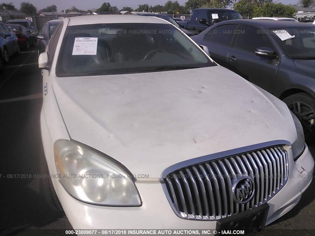 1G4HC5EMXBU133715 - 2011 BUICK LUCERNE CXL WHITE photo 6