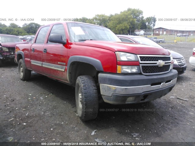 1GCHK23U37F198474 - 2007 CHEVROLET SILVERADO K2500 HEAVY DUTY RED photo 1