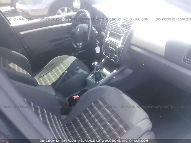 3VWBJ71KX9M032749 - 2009 VOLKSWAGEN GLI შავი ფოტო 5