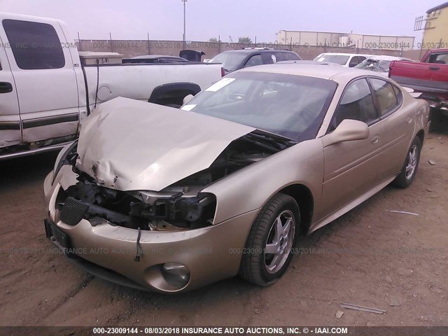 2G2WP522741271718 - 2004 PONTIAC GRAND PRIX GT GOLD photo 2