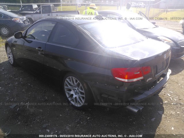 WBAWV5C50AP098615 - 2010 BMW 328 XI SULEV BLACK photo 3