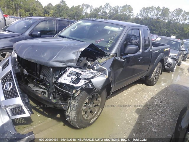 1N6DD0CU9HN717481 - 2017 NISSAN FRONTIER SV/PRO-4X GRAY photo 2