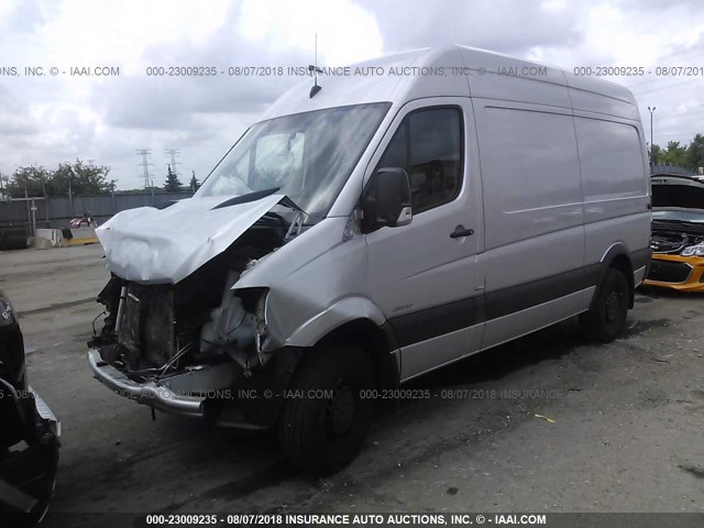 WD3PE7DD2GP225179 - 2016 MERCEDES-BENZ SPRINTER 2500 SILVER photo 2