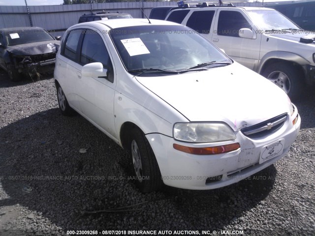 KL1TD66648B083651 - 2008 CHEVROLET AVEO LS WHITE photo 1