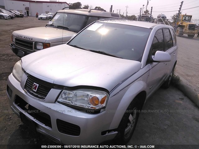 5GZCZ33Z57S869463 - 2007 SATURN VUE HYBRID SILVER photo 2