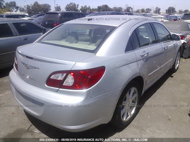 1C3LC66MX7N544556 - 2007 CHRYSLER SEBRING LIMITED SILVER photo 4