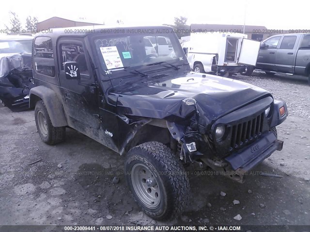 1J4FA29P61P369838 - 2001 JEEP WRANGLER / TJ SE BLACK photo 1