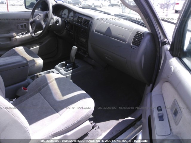 5TEGN92N04Z325749 - 2004 TOYOTA TACOMA DOUBLE CAB PRERUNNER GRAY photo 5