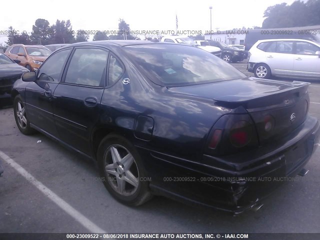 2G1WP551849119343 - 2004 CHEVROLET IMPALA SS BLACK photo 3