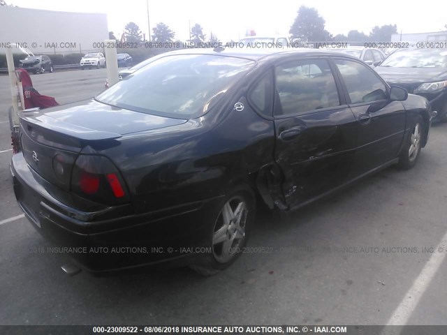 2G1WP551849119343 - 2004 CHEVROLET IMPALA SS BLACK photo 4