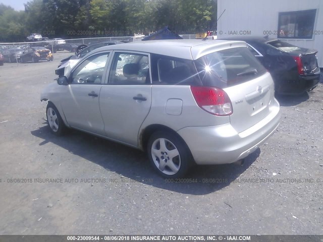 2T1KR32E13C018834 - 2003 TOYOTA COROLLA MATRIX XR SILVER photo 3
