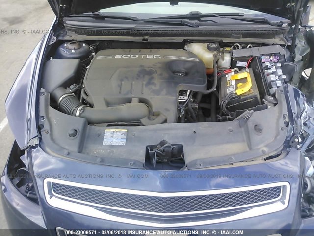 1G1ZG57B084299848 - 2008 CHEVROLET MALIBU LS Көк фото 10