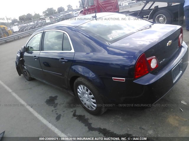 1G1ZG57B084299848 - 2008 CHEVROLET MALIBU LS Көк фото 3