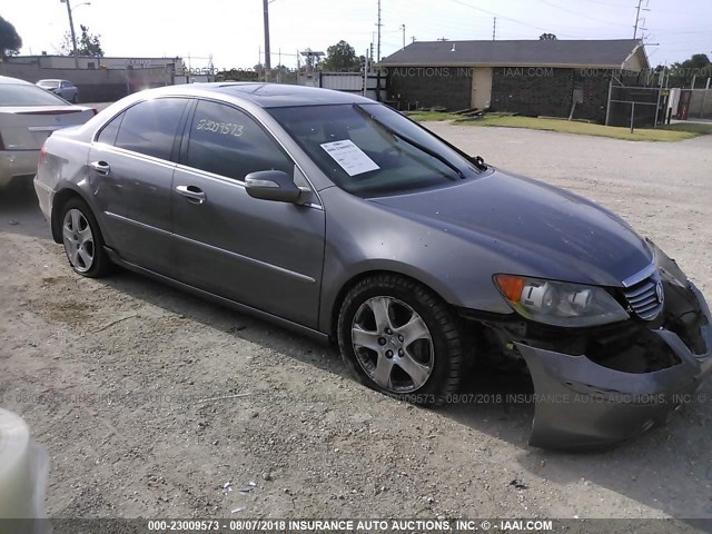 JH4KB16525C012876 - 2005 ACURA RL GRAY photo 1