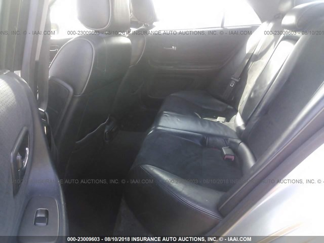 JTHBD192320040646 - 2002 LEXUS IS 300 SILVER photo 8