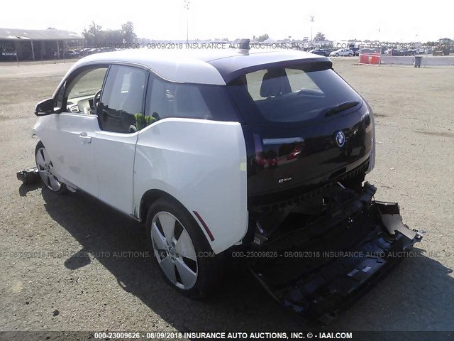 WBY1Z2C54EV285923 - 2014 BMW I3 BEV WHITE photo 3