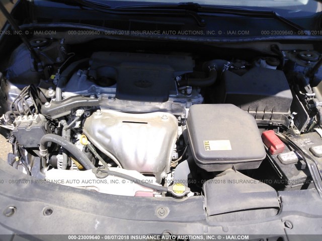 4T4BF1FK7FR487433 - 2015 TOYOTA CAMRY LE/XLE/SE/XSE 蓝色 照片 10