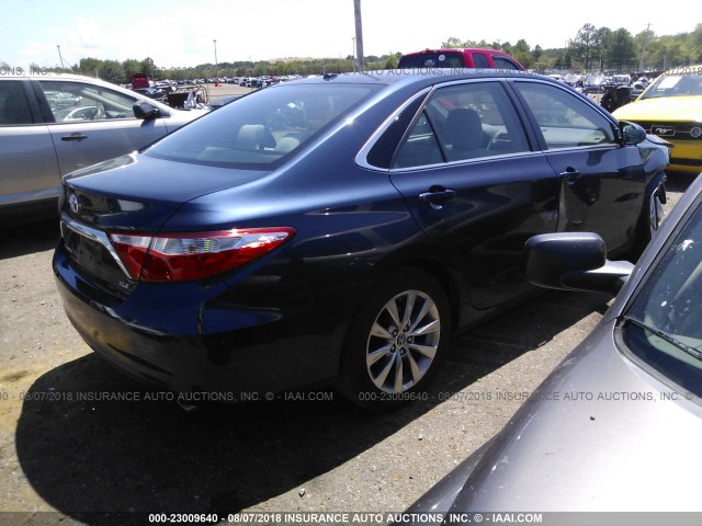 4T4BF1FK7FR487433 - 2015 TOYOTA CAMRY LE/XLE/SE/XSE 蓝色 照片 4