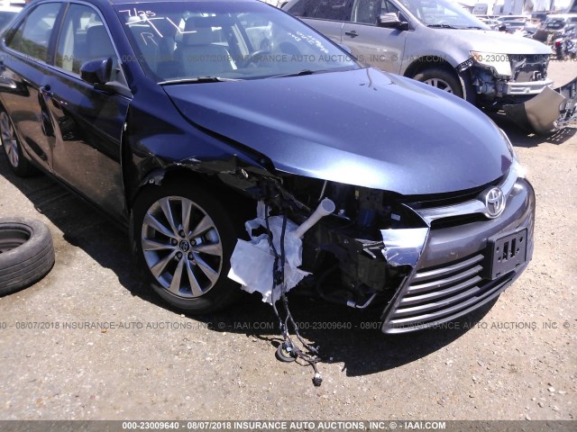 4T4BF1FK7FR487433 - 2015 TOYOTA CAMRY LE/XLE/SE/XSE 蓝色 照片 6