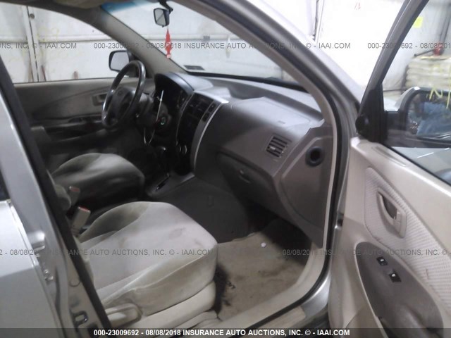 KM8JN72D07U544611 - 2007 HYUNDAI TUCSON SE/LIMITED SILVER photo 5