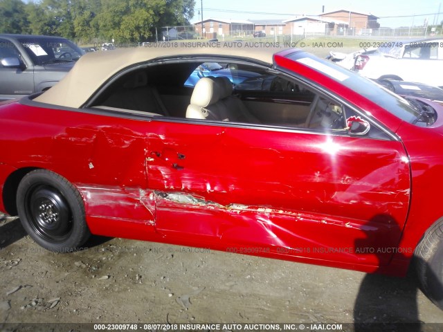 4T1FA38PX8U148862 - 2008 TOYOTA CAMRY SOLARA SE/SLE/SPORT RED photo 6