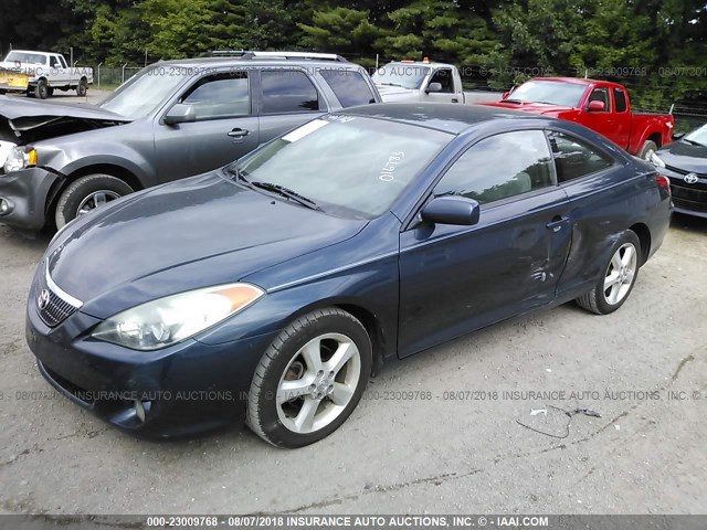 4T1CA30P04U016783 - 2004 TOYOTA CAMRY SOLARA SE/SLE ლურჯი ფოტო 2