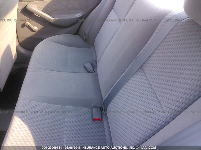 1HGES163X5L013353 - 2005 HONDA CIVIC DX VP RED photo 8