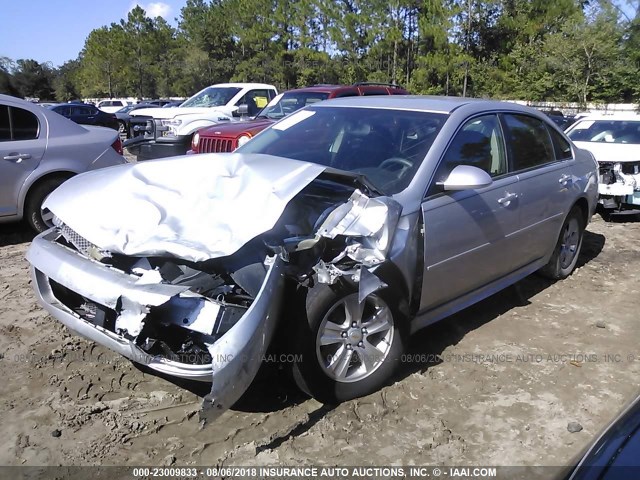 2G1WA5E34F1132689 - 2015 CHEVROLET IMPALA LIMITED LS SILVER photo 2