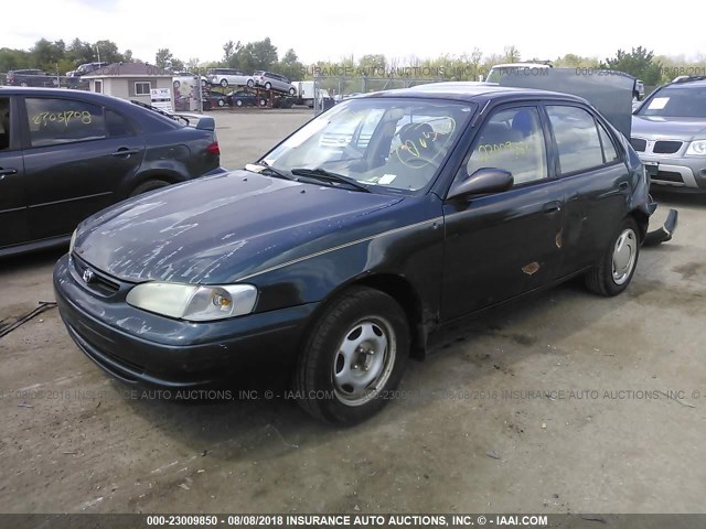 1NXBR12E1XZ153272 - 1999 TOYOTA COROLLA VE/CE/LE 绿色 照片 2