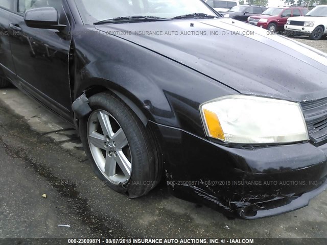 1B3LC76M38N116395 - 2008 DODGE AVENGER R/T BLACK photo 6