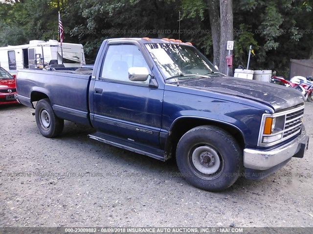 1GCFC24H4PE132057 - 1993 CHEVROLET GMT-400 C2500 BLUE photo 1