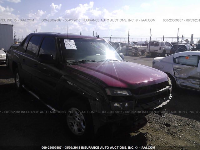 3GNEC12Z66G136529 - 2006 CHEVROLET AVALANCHE C1500 RED photo 1