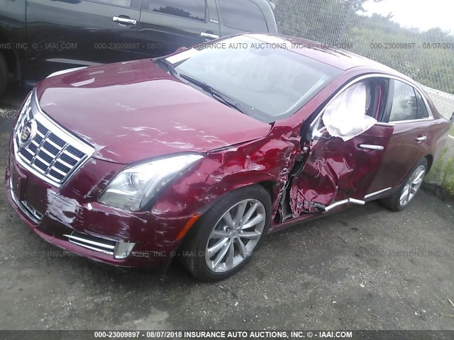 2G61M5S34E9148875 - 2014 CADILLAC XTS LUXURY COLLECTION RED photo 2