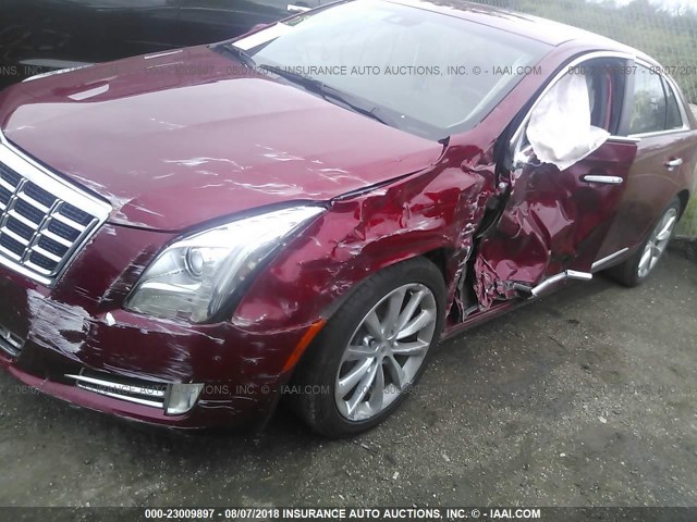 2G61M5S34E9148875 - 2014 CADILLAC XTS LUXURY COLLECTION RED photo 6