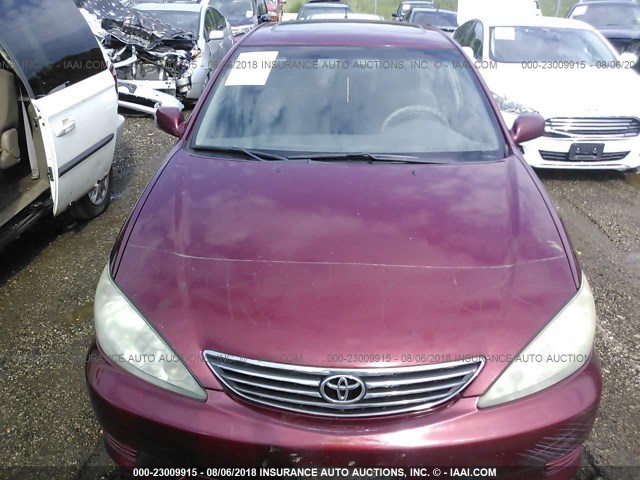 4T1BF30K15U109637 - 2005 TOYOTA CAMRY LE/XLE/SE Tünd qırmızı foto 6