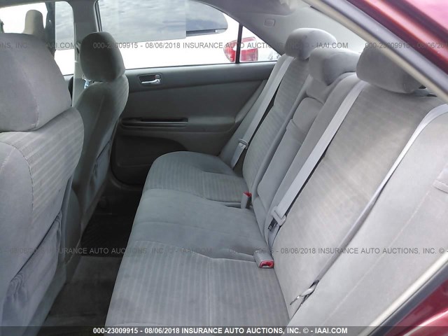 4T1BF30K15U109637 - 2005 TOYOTA CAMRY LE/XLE/SE Tünd qırmızı foto 8
