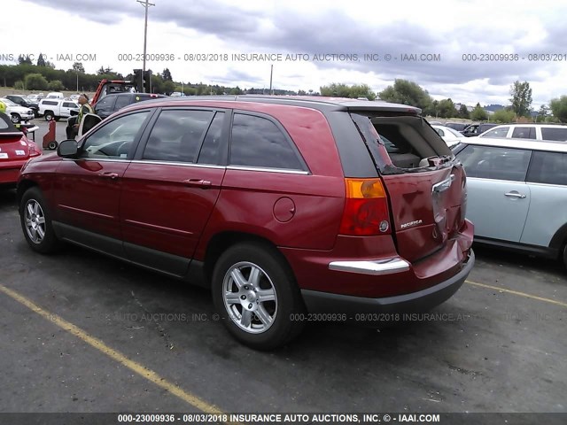 2A4GM68466R907793 - 2006 CHRYSLER PACIFICA TOURING RED photo 3