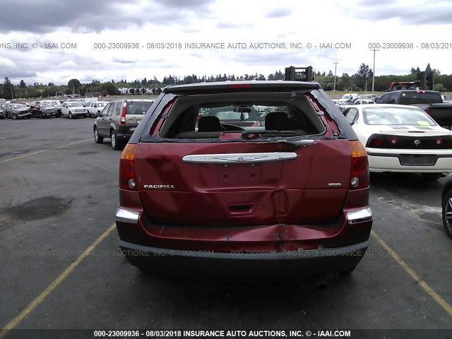 2A4GM68466R907793 - 2006 CHRYSLER PACIFICA TOURING RED photo 6