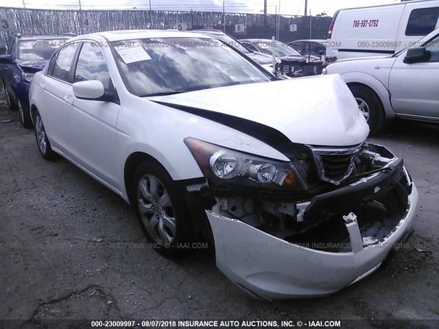 1HGCP25828A140061 - 2008 HONDA ACCORD EXL WHITE photo 1