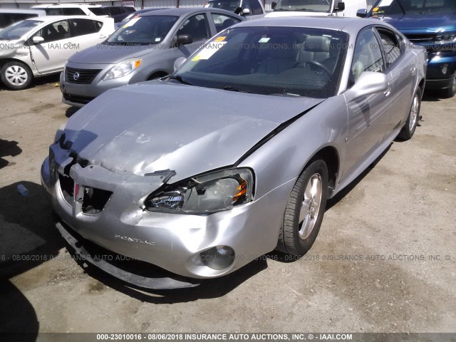 2G2WP552361198779 - 2006 PONTIAC GRAND PRIX Сріблястий фото 2