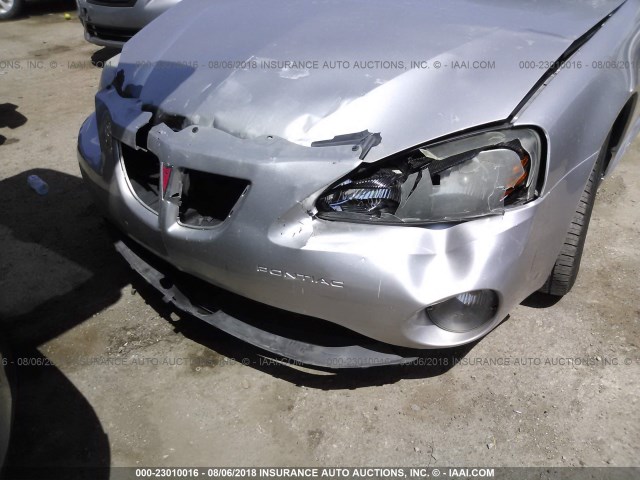 2G2WP552361198779 - 2006 PONTIAC GRAND PRIX Сріблястий фото 6