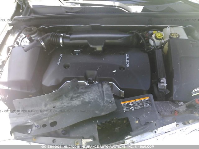 1G11C5SL5FU135372 - 2015 CHEVROLET MALIBU 1LT ვერცხლისფერი ფოტო 10